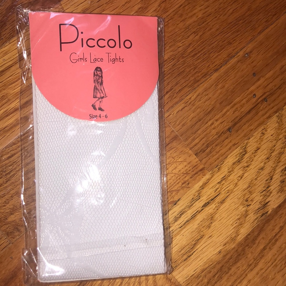 Piccolo girls lace tights
